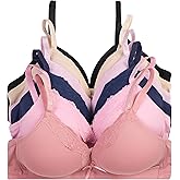 Women Bras 6 Pack of No Wire Free Bra B Cup C Cup
