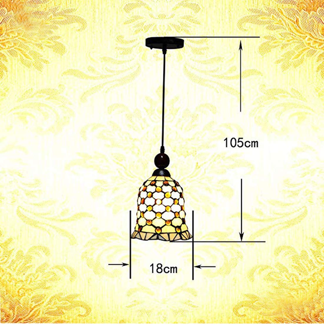 Makenier On Sale Tiffany Style Stained Glass Beaded Vintage Small