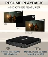 Grouptronics GT-MICRO-DVD Small Multi Region HDMI DVD Player 1080p Remote view 5