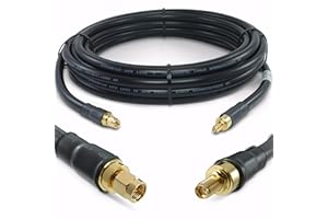 Proxicast 25 ft SMA Male to SMA Female Premium 400 Series Low-Loss Coax Cable (50 Ohm) - Antenna Lead Extender for 4G LTE, 5G Modems/Routers, Ham, ADS-B, & GPS (Not for TV or WiFi) (ANT-144-001-25)