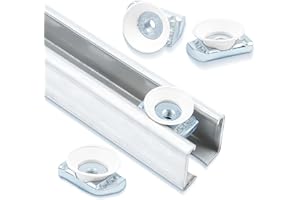 AOIGU 25PCS Strut Channel Cone Nuts,1/4-20" Galvanized Unistrut Hardware Accessories,Twirl Nuts for SuperStrut Channels