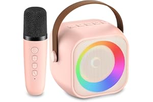 DARKANT Mini Karaoke Machine for Kids, 4-12 Years Old Girls Christmas Birthday Gifts for Boys Girls, Karaoke Toys Gifts for Girls Ages 4, 5, 6, 7, 8, 9, 10, 12 +Year Old Birthday Party Christmas