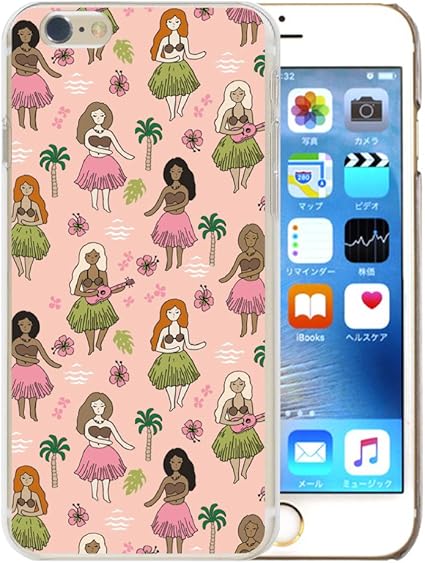 Amazon Co Jp 301 Sanmaruichi Iphone Xs ケース Iphone X ケース ハードケース 携帯カバー おしゃれ フラガール フラダンス ハワイ 夏 イラスト パターン B 家電 カメラ