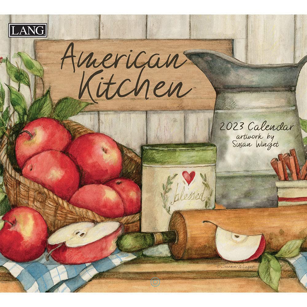 Lang American Kitchen 2023 Wall Calendar, 23991001891, Multi