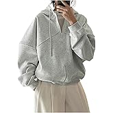 Verdusa Women's Zip Up Hoodies Fall Fashion Outfits Comfrt Hoodie Streetwear Long Sleeve Sweatshirt