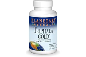Planetary Herbals Triphala Gold 1000mg Extra Strength Ayurvedic - 120 Tablets