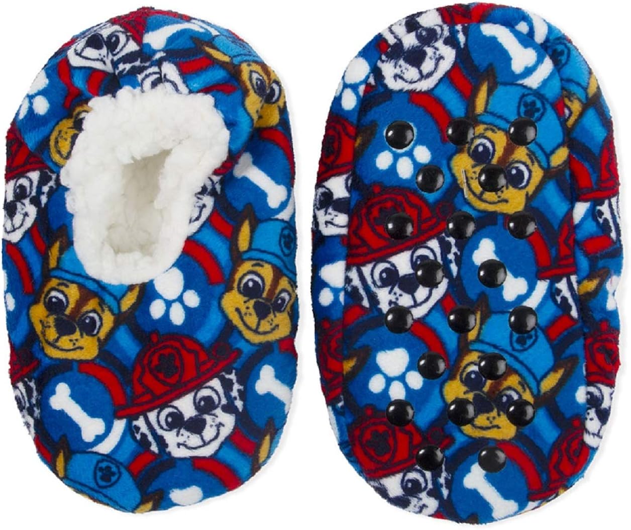 Paw Patrol Baby Toddler Boys Fuzzy Babba Slipper Socks