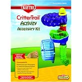 Kaytee CritterTrail Fun-nel Activity Accessory Kit Hamster Tubes | Expand play space. Hamster tunnels for habitat expansion. Small animal tubes &amp; tunnels, easy-clean, comfort grip
