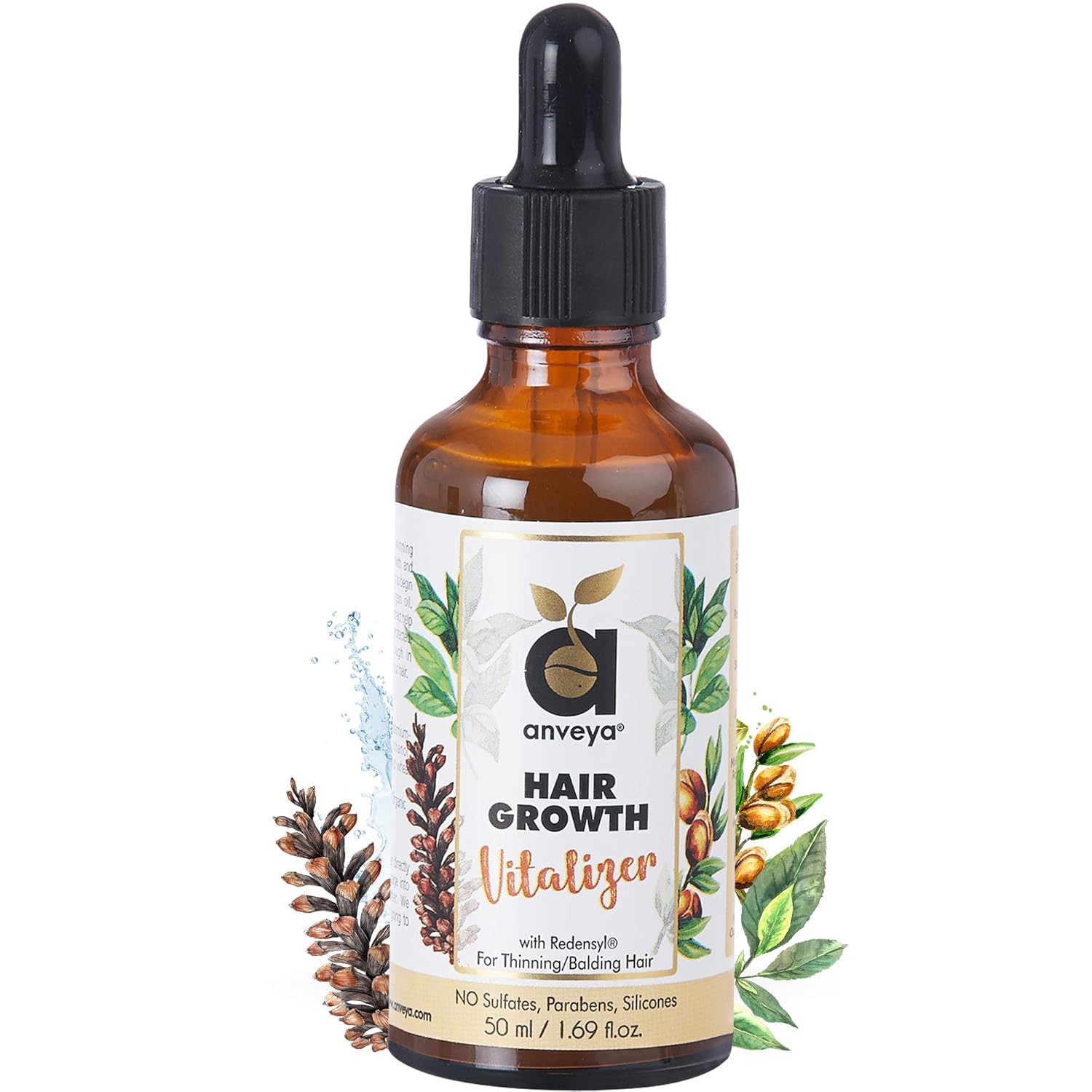 Buy Anveya Hair Growth Vitalizer Serum, with Redensyl for Hair Fall