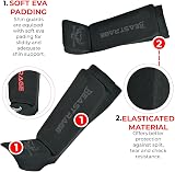 BEAST RAGE Shin Guards Elasticated Sock Padded Leg Instep Protection view 2