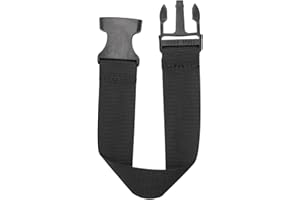 DPWOUM Black Portable Belt Extender For Fanny Pack Strap Extension Waist Bag Belts Belt Extender For Fanny Pack Universal Luggage and Travel Gear