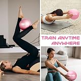jjshund 25 cm Pilates Ball Small Exercise Ball for Home Gym Yoga Balance Core view 5