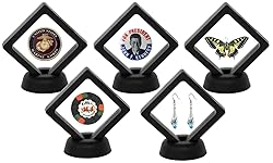 CrazyStorey Set of 10 Pcs Black Diamond Shape