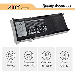 ZTHY 56Wh 33YDH Battery Replacement for Dell