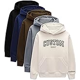 Custom Embroidered Sweatshirts & Hoodies | Personalize with Your Own Text | Customized Sweatshirt for Women, Men | Gifts for Birthday, Mother's Day & Christmas