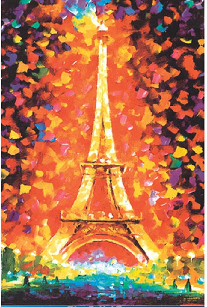 Vogueie Classic Paris-The Capital of Romance Jigsaw Puzzle 1000 Piece Adult Children Puzzle DIY Painting Puzzle Modern Home Decor Festival Gift Intellectual Game Wall Art 29.52 x 19.69 inch