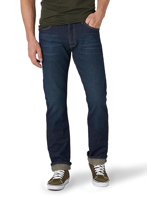 Lee Men's Legendary Slim Straight Jean Road Rash 42W x 30L