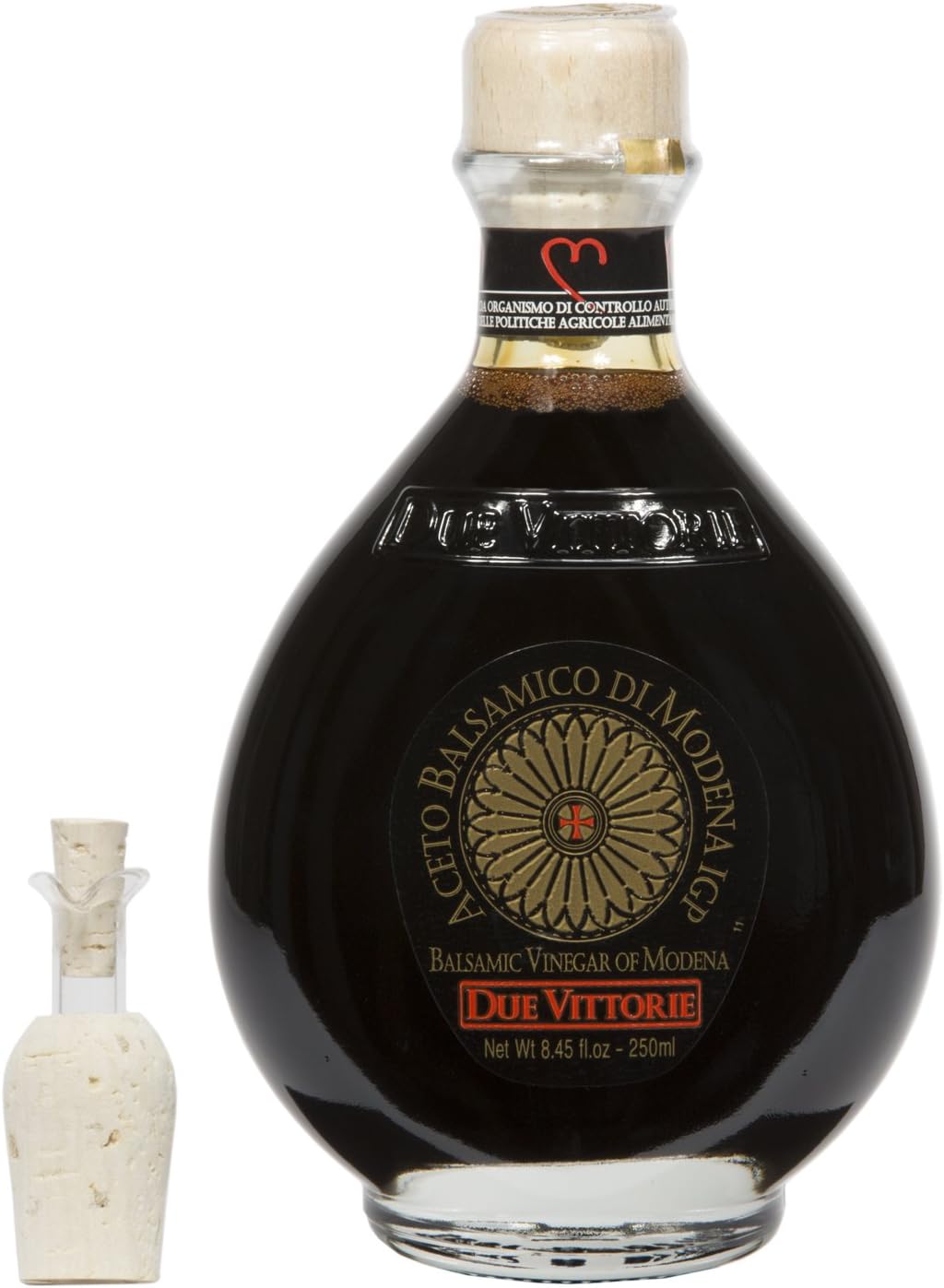 Due Vittorie Oro Gold Balsamic Vinegar of Modena. Highest score from