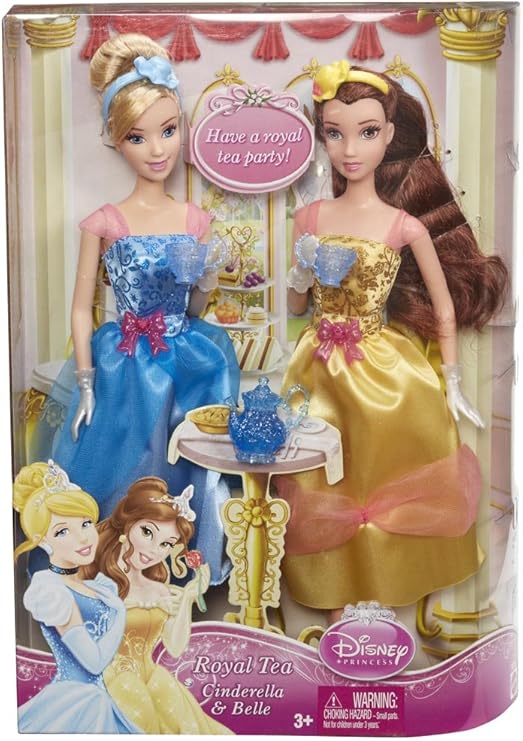 belle doll with tea set