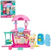 Cry Babies Playtime Chloe's Kitchen Playset with Collectible Doll and 4+ Accessories, Dollhouse Accessories, Holiday Toy, Great Gift for Kids Ages 4 5 6+ Years Old