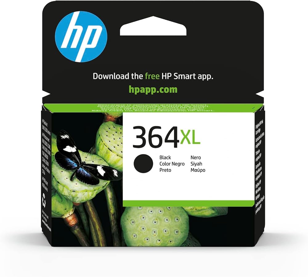 HP 364XL Black High Yield Ink Cartridge CN684EE Original Single Pack 550 Pages