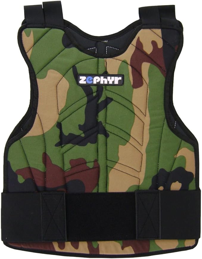 Zephyr Sports Padded Chest Protector Reversible Woodland