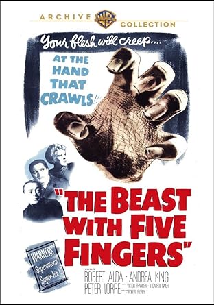Amazoncom The Beast With Five Fingers Andrea King Peter