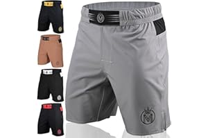 MoneyFyte MMA Shorts & BJJ Shorts Men, UFC Grappling Fight Shorts for Boxing, Kickboxing, Muay Thai 7" Cross Training Workout