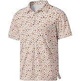 UOER Men's Golf Shirts Moisture Wicking Quick Dry Performance Funny Golf Polo Shirt Fashion Print Short Sleeve Polo Shirts