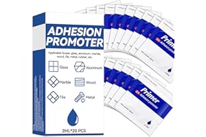 BELLISINNO 20 Pcs Adhesion Promoter, High Performance Adhesion Promoter for Plastic, Metal and Painted Surfaces, Bonding Enhancer of Acrylic Double Sided Mounting Tape and Automotive Molding Tape