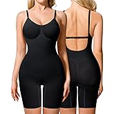 Irisnaya Shapewear Bodysuit for Women Tummy Control Backless Low Back Body Suits for Womens Full Body Shaper Body Suit