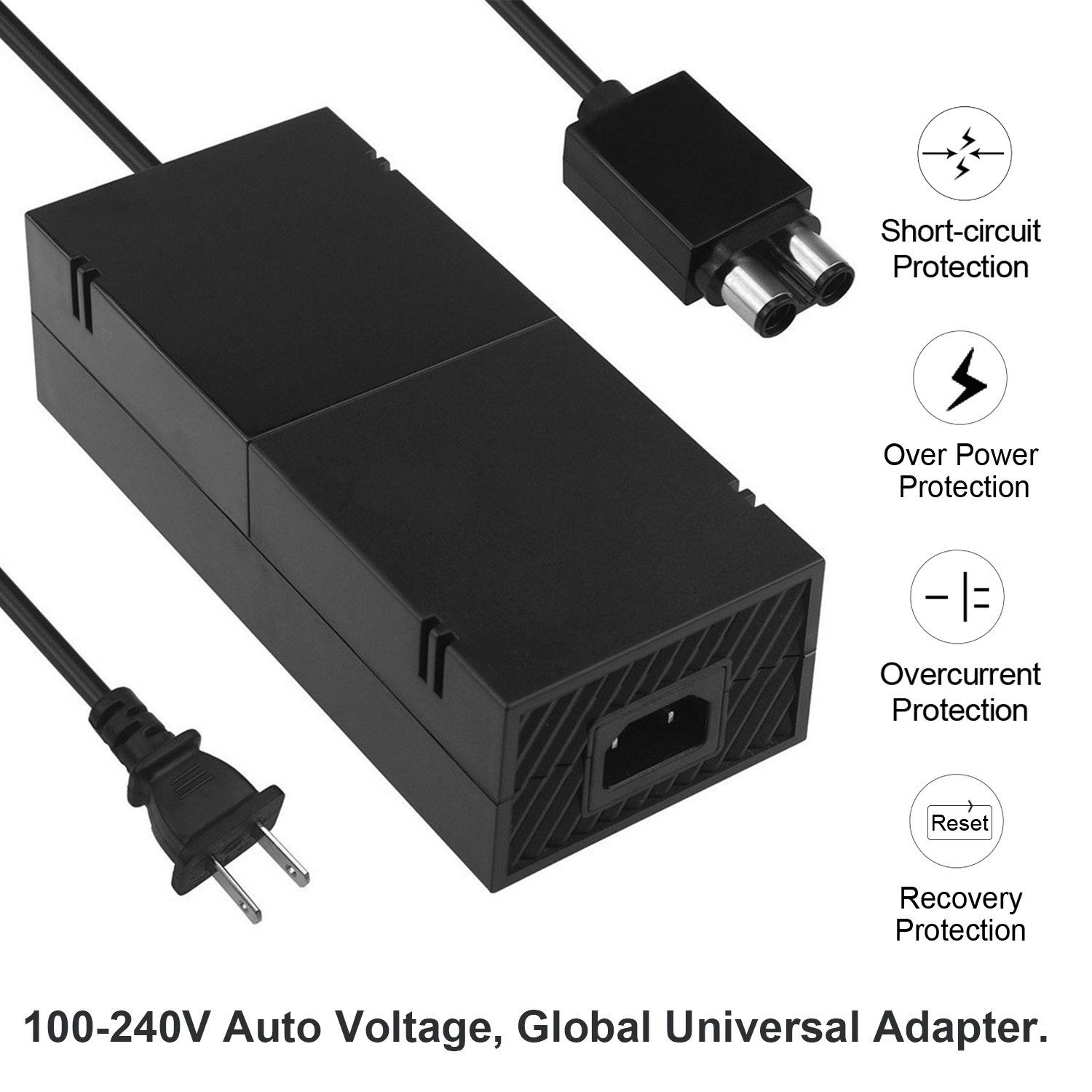 Xbox One Power Supply Brick Cord, Yteam® Ac Adapter Power Supply for