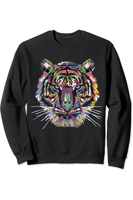 White Tiger Trendy Animal Print Easy 