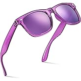 Retro Rewind Translucent Frame Colorful Neon 80s Mirrored Sunglasses for Men Women
