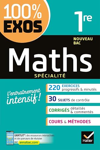 Download Maths (spécialité) 1re: Exercices résolus - Première PDF