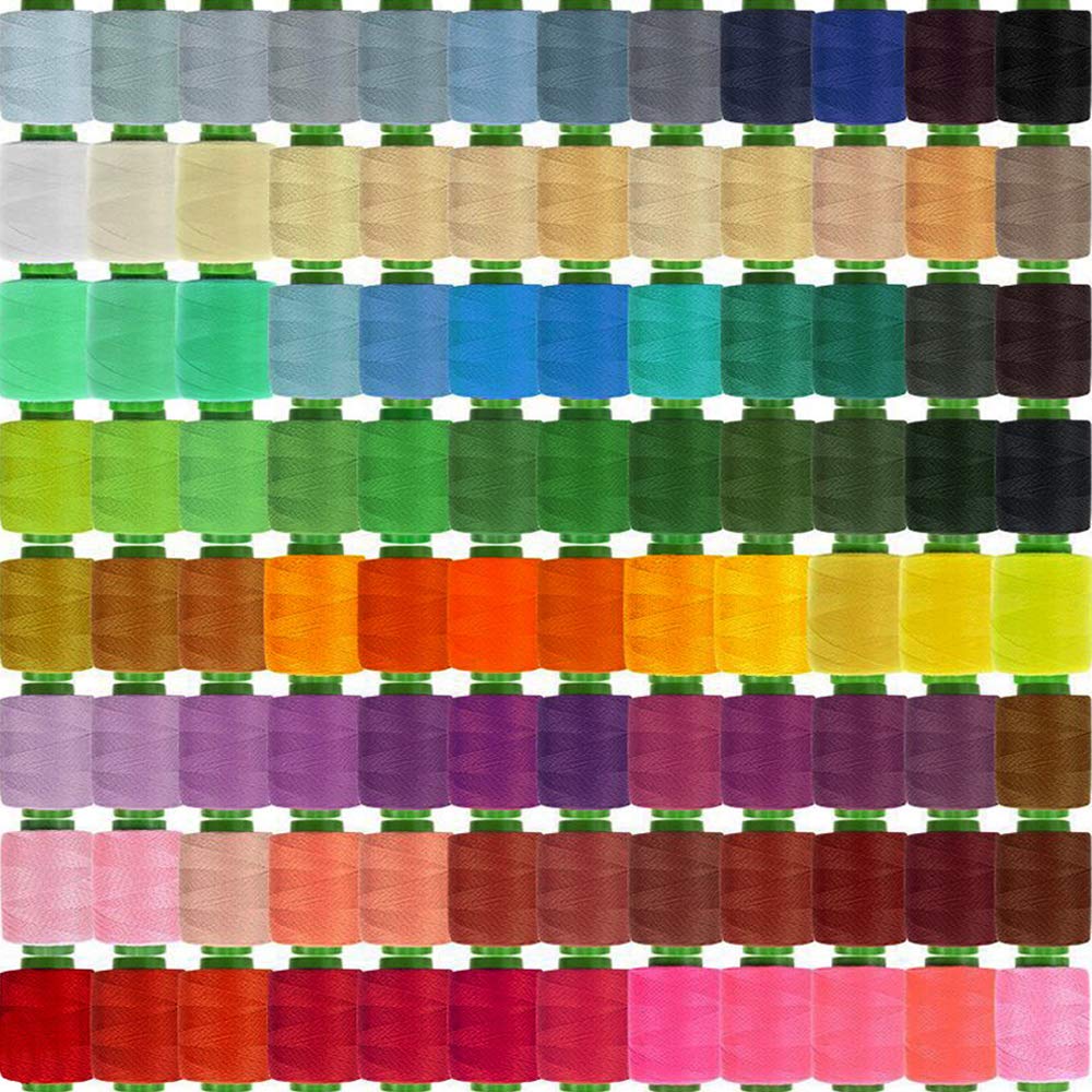 96Colors Sewing Thread Assortment Coil 250 Yards Each, Sewing Kit All Purpose Polyester Thread for Hand (96)