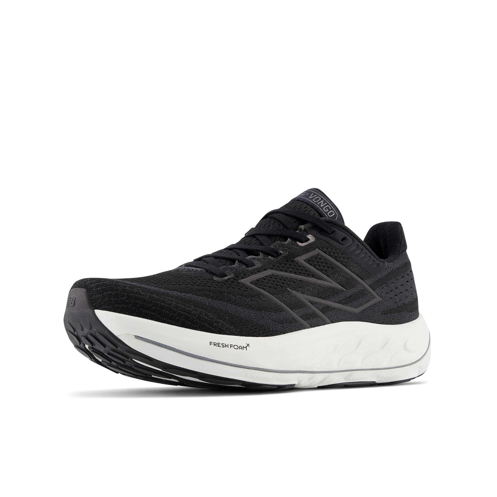 View 1 of * heavily used *
New Balance Men's Fresh Foam X Vongo V6 Running Shoe, Black/White, 10.5 W