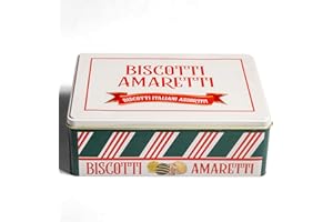 Giadzy Amaretti Cookies Tin. Made in Italy with Simple Natural Ingredients.