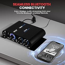 Pyle Wireless Bluetooth Home Audio Amplifier - 90W