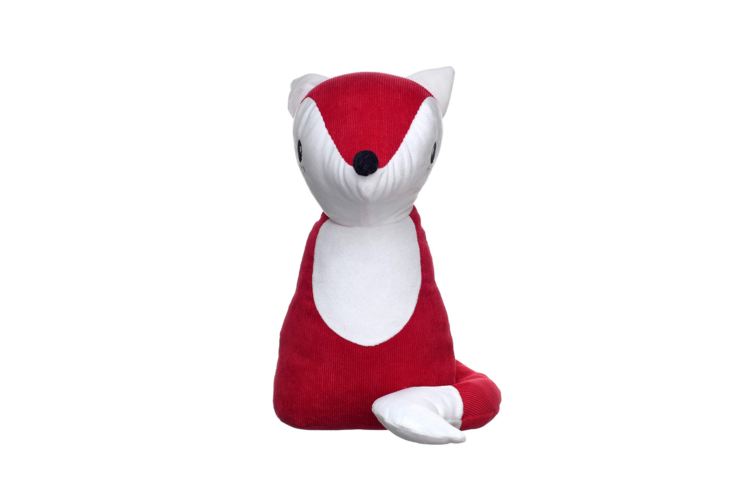 Heitmann Deco Door Stop - Fox - Animal - Fabric Window Stopper - Decorative - Living Room - Red/White - Approx. 25 cm