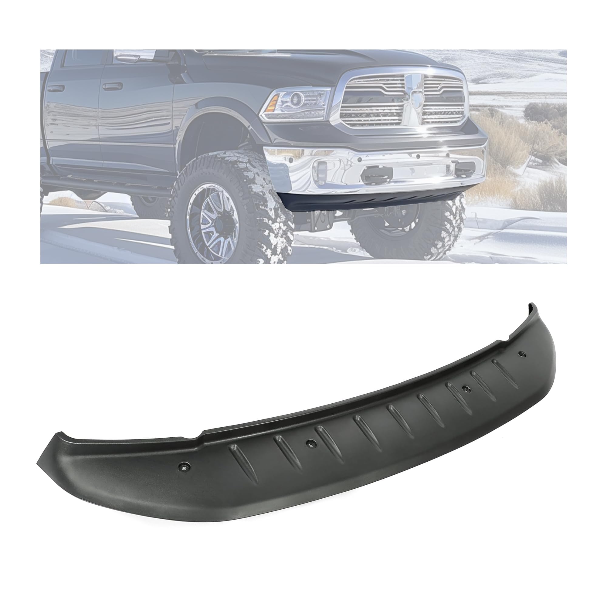 Photo 1 of ECOTRIC Valance for 2009-2010 Dodge Ram 1500, 2011-2018 Ram 1500, 2019-2022 Ram 1500 Classic, Replacement for 55112616AA CH1090133