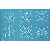 Full Line Stencil Score of Four, Continuous Quilt Template (30692)