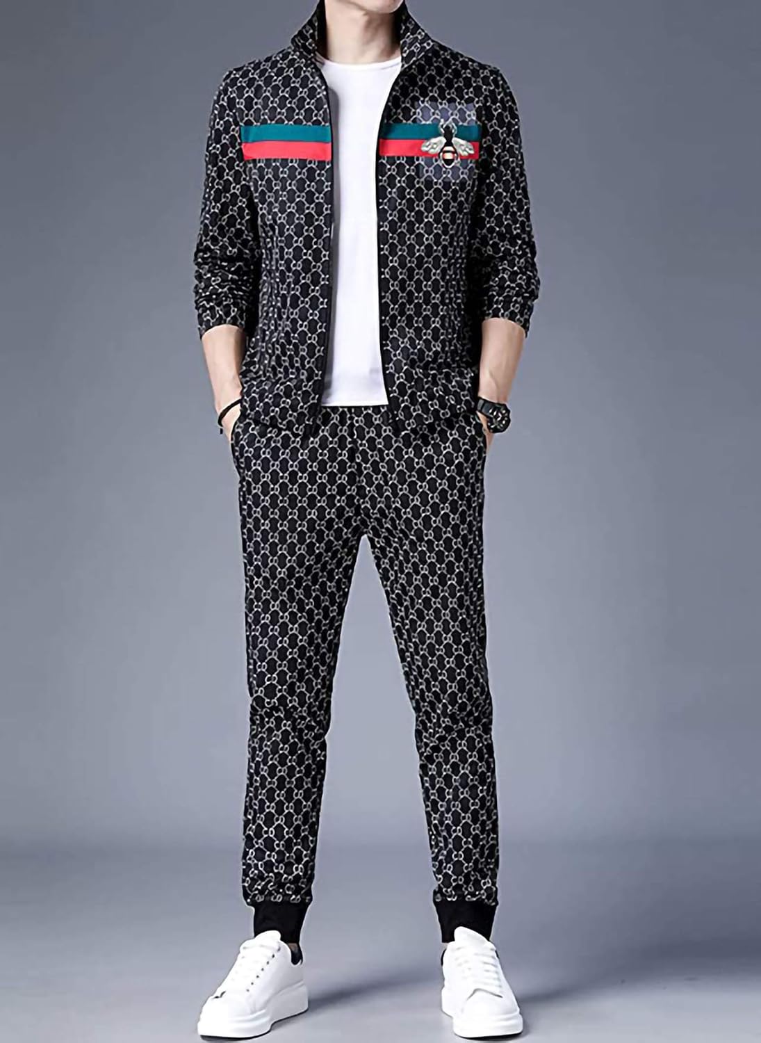 WYX Luxury Men's Tracksuits 2 Piece Men Sweatsuits Sets Jogging Suits