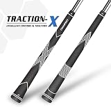 CHAMPKEY Premium Rubber Golf Grips 13 Pack Oversize Black White view 2