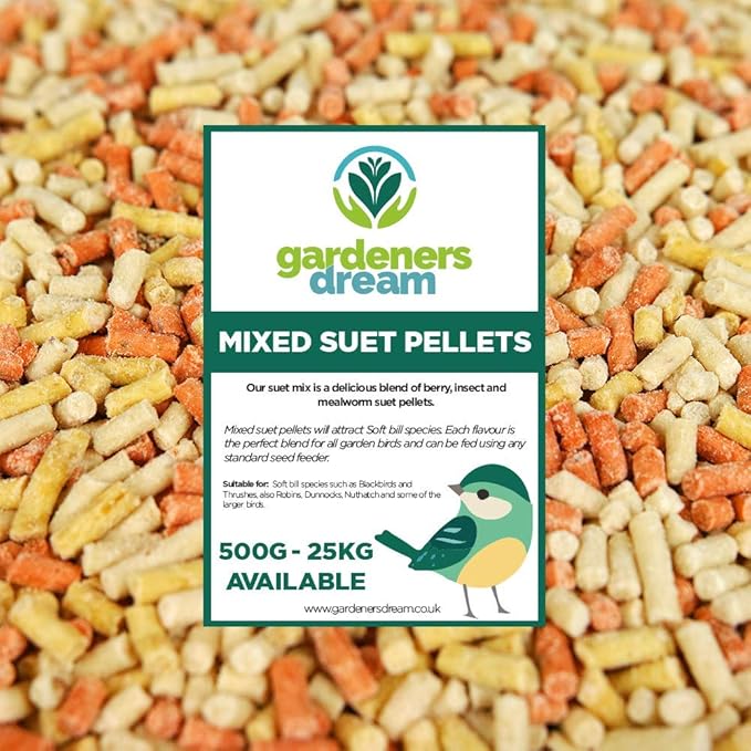 GardenersDream Mixed Suet Pellets Garden Wild Bird Food Mix
