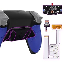 eXtremeRate Blue Rubberized Grip Programable RISE4