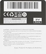 Warriors 5X CR2032 Batteries 3V 240mAH Lithium Coin Cell Child Resistant Pack view 6