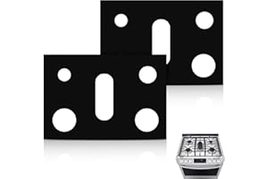 ANTRYS 2-Pack Gas Stove Top Burner Cover Compatible with Samsung Gas Stove Range Top Protector, Kitchen Stove Guard Surface for Gas Stove Burner Oven Liners Mat Gas Range Covers Reusable, Non-Stick Washable