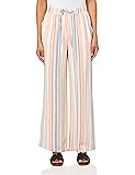 Briggs New York Womens Linen Pull On Wide Leg
