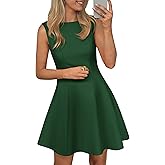 PRETTYGARDEN Cocktail Dresses for Women 2026 Summer Formal Boat Neck A Line Spring Elegant Graduation Party Mini Dress